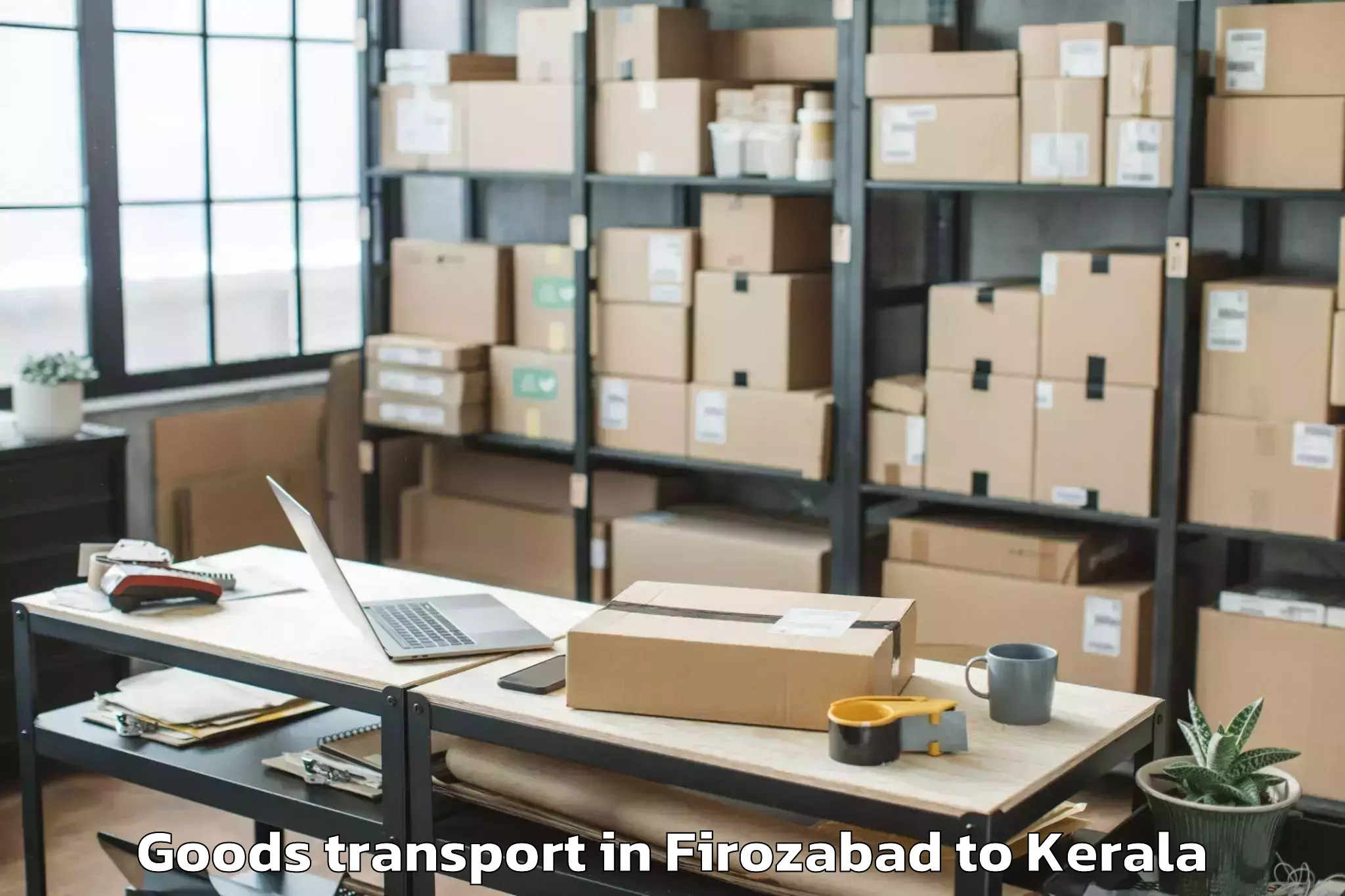 Trusted Firozabad to Kovalam Goods Transport